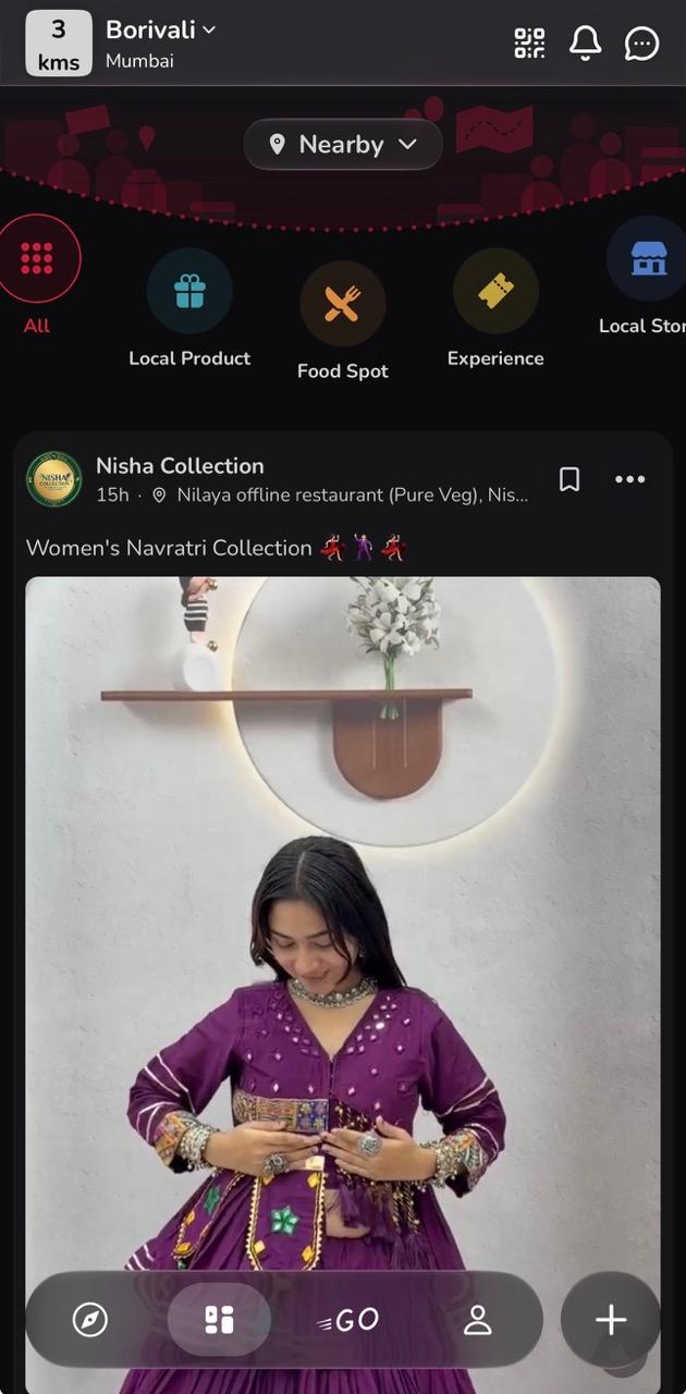 Spotted in the Glymp app